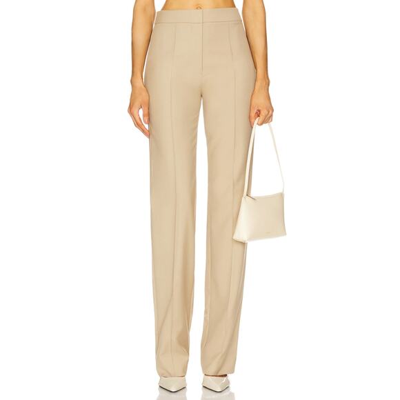 $495 Alexis REVOLVE Duke Pant in Dune Women's Small Preppy Minimalist